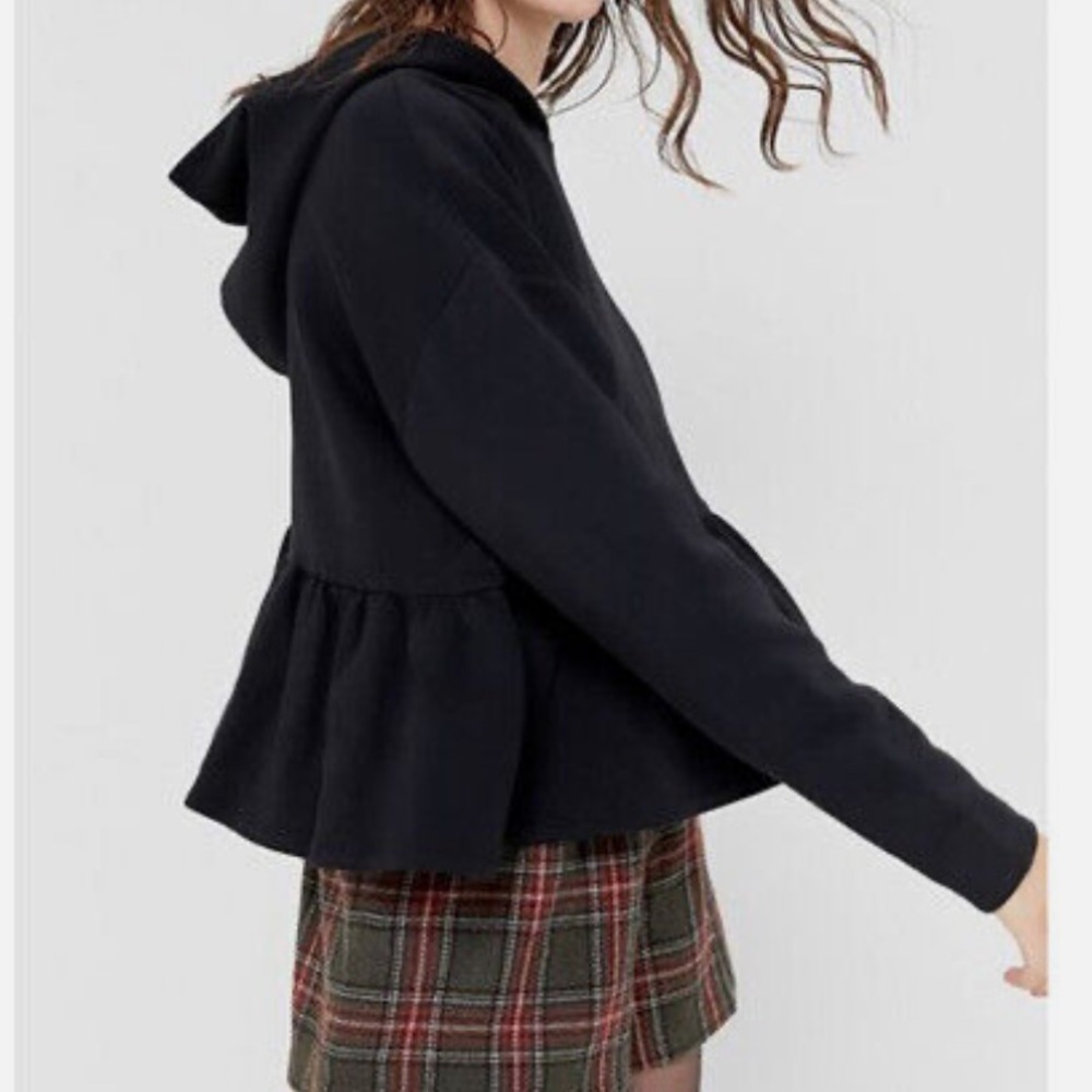 Urban Outfitters Ruffle Hoodie